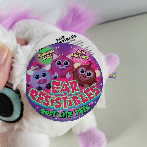 Unicorn Plush Ear Resistibles Stuffed Animal Jay At Play Changes Colors NWT - Picture 2 of 12